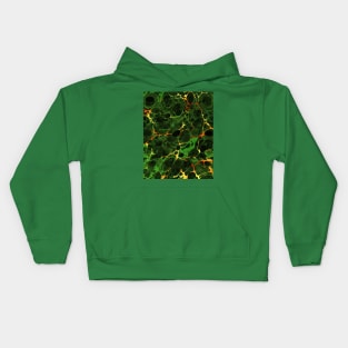 Abstract Marbling Pattern Kids Hoodie